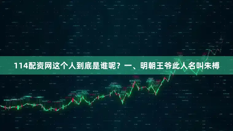 114配资网这个人到底是谁呢？一、明朝王爷此人名叫朱榑
